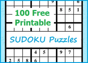 digtere fornærme hævn 100 Free Printable Sudoku Puzzles