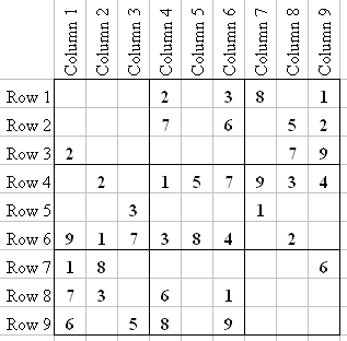 easy sudoku image 3