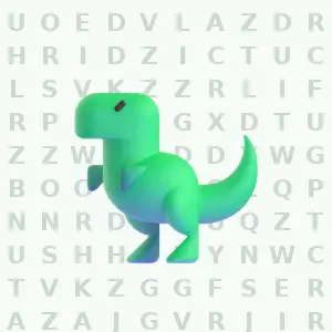 Dinosaurs animal word search puzzle