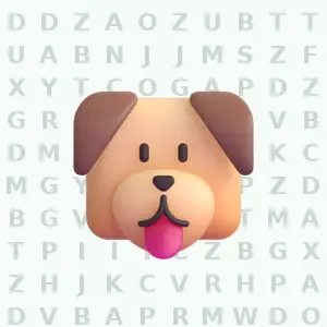 Dog Breeds 1 animal word search puzzle