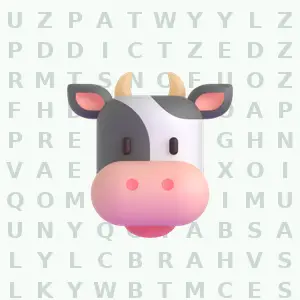 Farm 1 animal word search puzzle