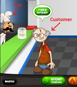 burger shop online game