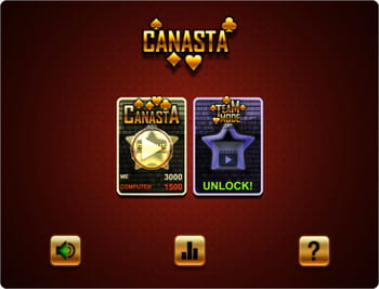 Canasta game splash screen