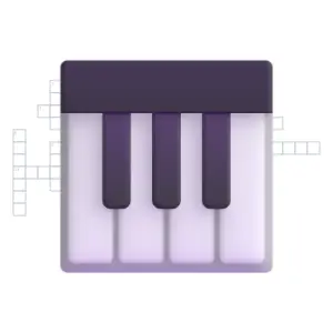 Music and Instruments Crossword printable puzzle