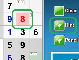 sudoku hints