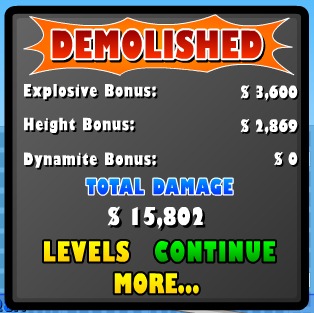 Demolition City - demo totals