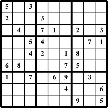 Printable Sudoku puzzles