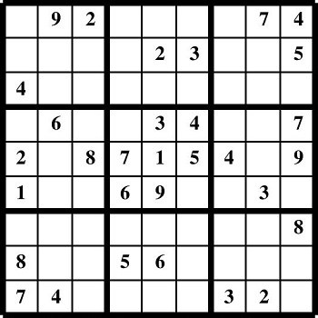 Printable Sudoku puzzles