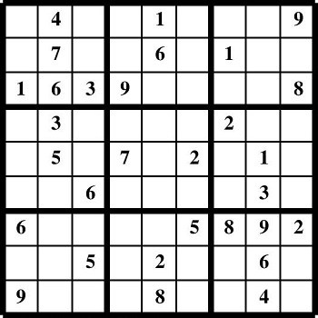 Printable Sudoku puzzles