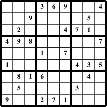 Printable Sudoku puzzles