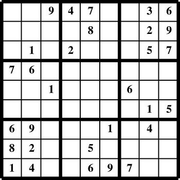 Printable Sudoku puzzles