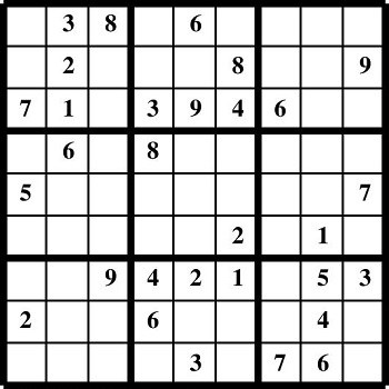 Printable Sudoku puzzles