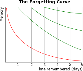 The Ebbinghaus Forgetting Curve