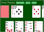 forty thieves solitaire