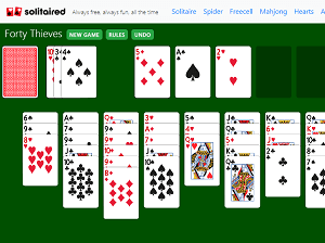 Forty Thieves Solitaire