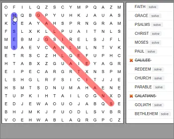 Free Bible Word Search