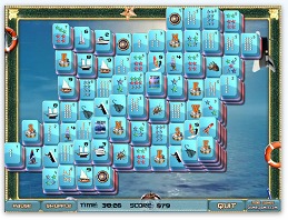 Free Mahjong Solitaire - Marine Solitaire Game