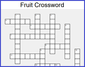 Free Fruit Crossword Puzzle,Orange Flowers Background