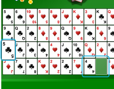 Gaps Solitaire Example