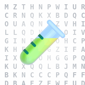 The Witch's Kitchen Halloween word search puzzle