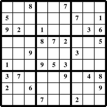 Printable Sudoku puzzles