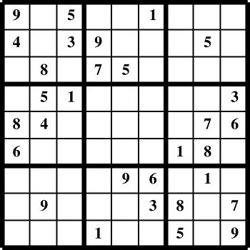 Printable Sudoku puzzles