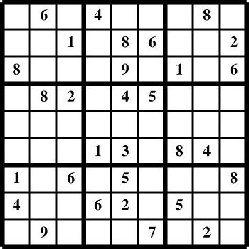 Printable Sudoku puzzles