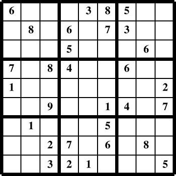 Printable Sudoku puzzles