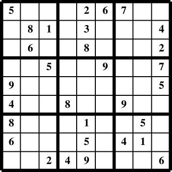 Printable Sudoku puzzles