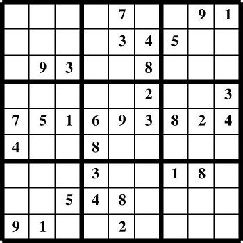 Printable Sudoku puzzles