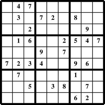 Printable Sudoku puzzles