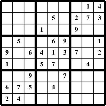 Printable Sudoku puzzles