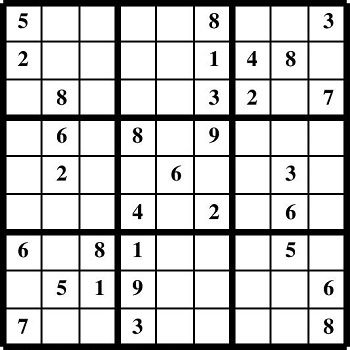 Printable Sudoku puzzles