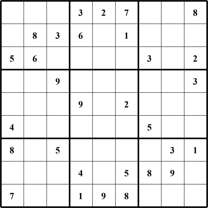 Large Printable Sudoku Puzzle