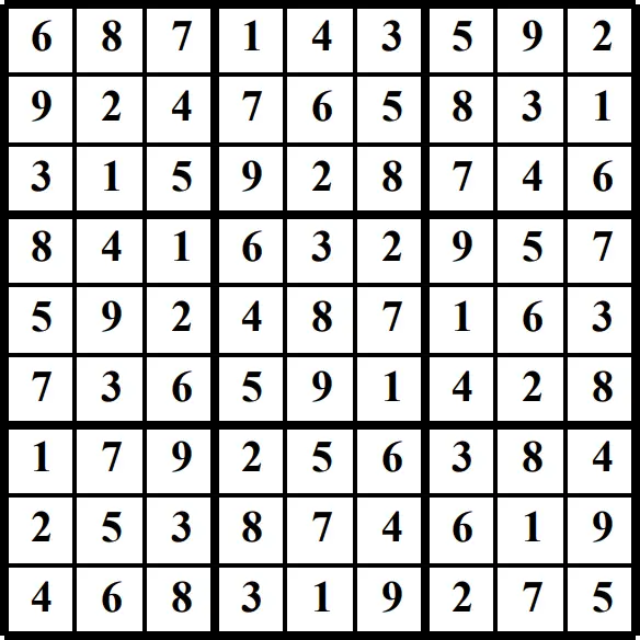 Printable Sudoku puzzles