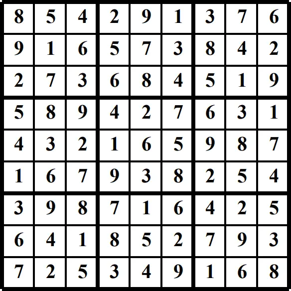 Printable Sudoku puzzles