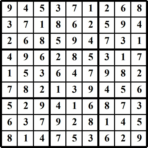 Printable Sudoku puzzles