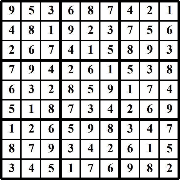 Printable Sudoku puzzles