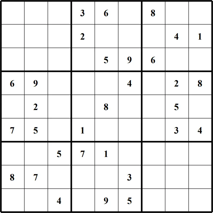 Large Printable Sudoku Puzzle