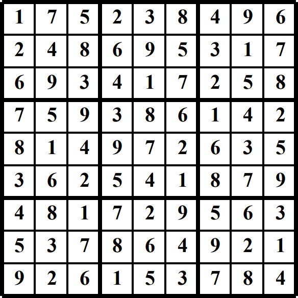 Printable Sudoku puzzles