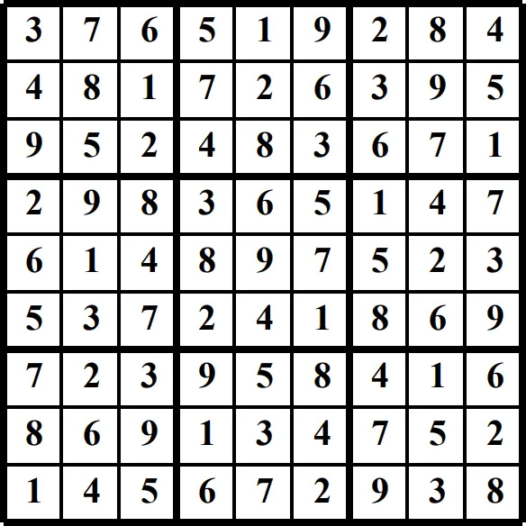 Printable Sudoku puzzles