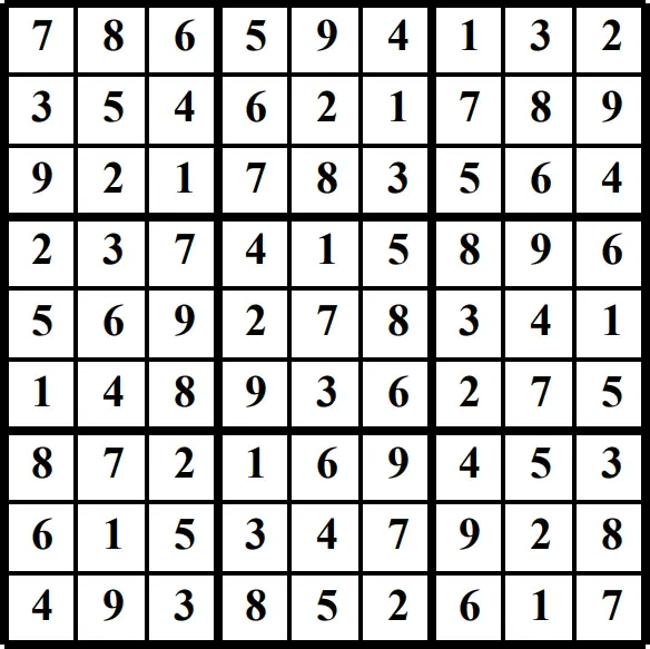 Printable Sudoku puzzles