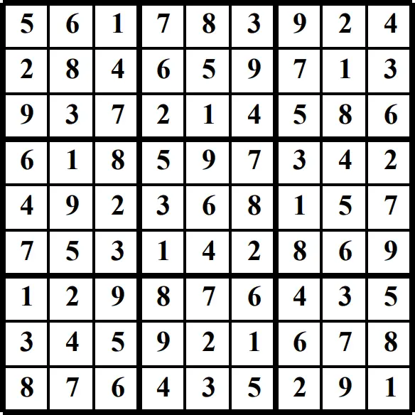 Printable Sudoku puzzles