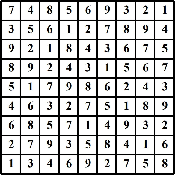 Printable Sudoku puzzles