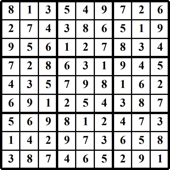 Printable Sudoku puzzles