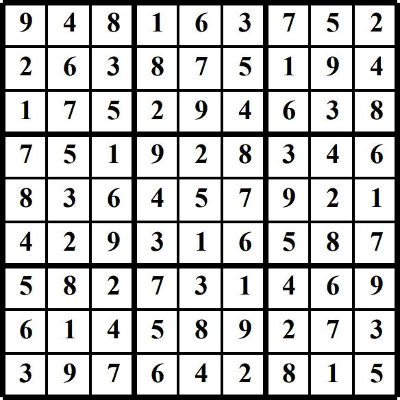 Printable Sudoku puzzles