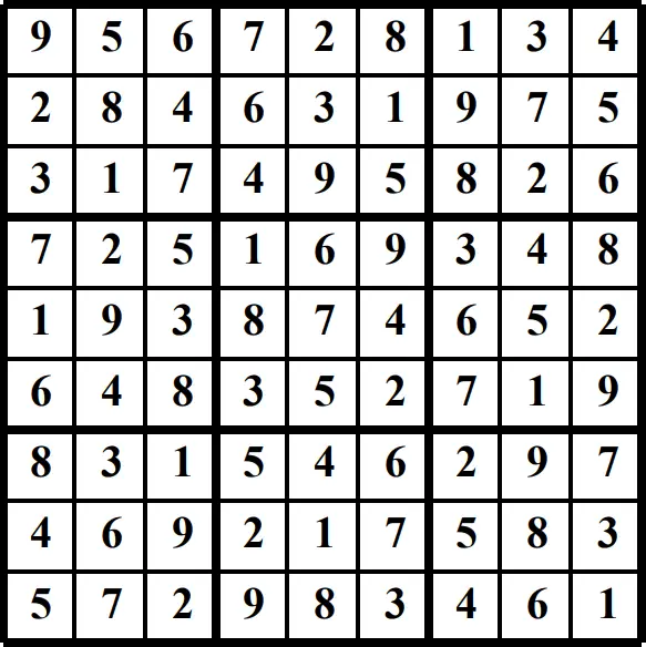 Printable Sudoku puzzles