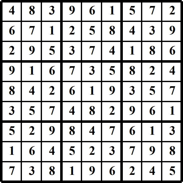 Printable Sudoku puzzles