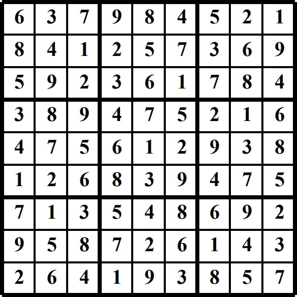 Printable Sudoku puzzles