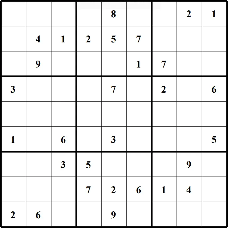 Large Printable Sudoku Puzzle